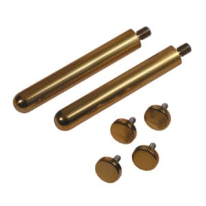 Gold Hardware for Floating Plaques Include 4 Threaded Studs & 2 Pins