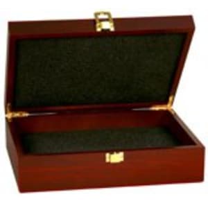 12 1/4″ x 8 1/4″ x 3 1/2″ Rosewood Finish Gift Box