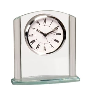 6 1/4″ Arch Glass Clock