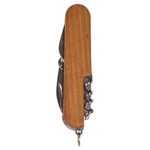 3 1/2″ Wooden 8-Function Multi-Tool Pocket Knife