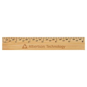 6″ Bamboo Ruler