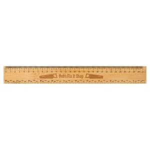 12″ Bamboo Ruler