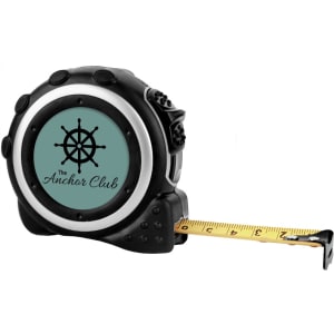16FT Blk/Slv Tape Measure with 1 1/2″ Insert Area, 1 Sided-Insert not Included