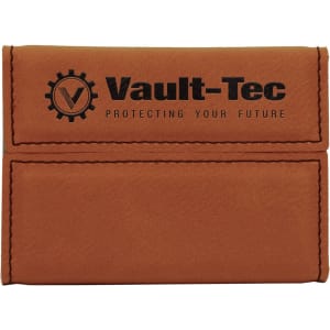 3 3/4″ x 2 3/4″ Rawhide Laserable Leatherette Hard Business Card Holder