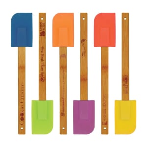 11 3/4″ Silicone Spatula with Bamboo Handle Sample Set