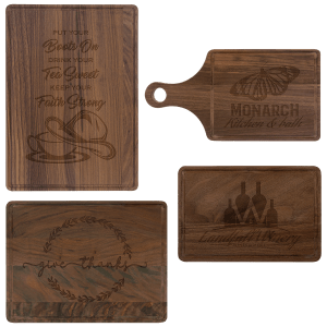 Walnut Cutting Board with Drip Ring Sample Set