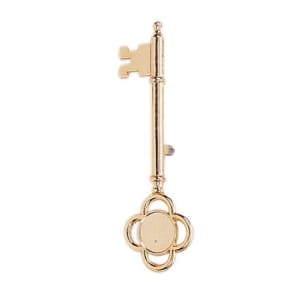 5 1/2″ Gold Metal Key/ Insert Not Included