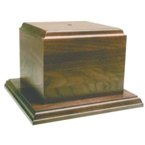 9 1/4″ x 5 1/2″ Genuine Walnut Cup Base