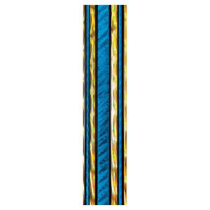 45″ Blue/Gold Rectangular Galaxy Trophy Column