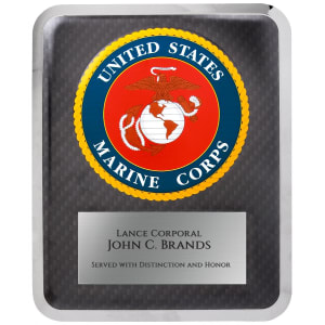 10 1/2″ x 13″ Marine Hero Plaque