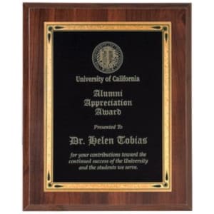 8″ x 10″ High Gloss Cherry Finish Plaque