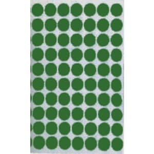 3/8″ Round Green Felt Dots Roll of 1000