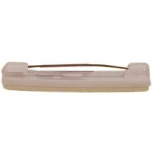 1 1/2″ White Square Plastic Bar Pin with Adhesive