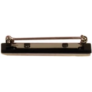 1 1/2″ Black Side Opening Bar Pin with Adhesive