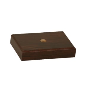 2″ x 3″ Cherry Finish Centerhole Lid