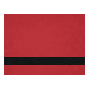 12″ x 18″ Red Laserable Leatherette Sheet Stock with Adhesive