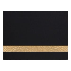 12″ x 24″ Black/Gold Laserable Leatherette Sheet Stock