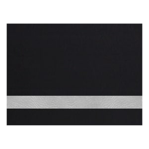 12″ x 24″ Black/Silver Laserable Leatherette Sheet Stock