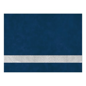 12″ x 24″ Blue/Silver Laserable Leatherette Sheet Stock