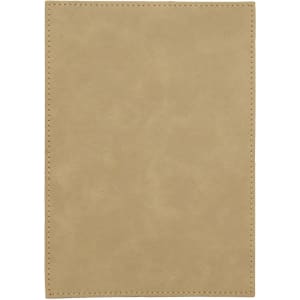 5″ x 7″ Light Brown Leatherette Plaque Plate