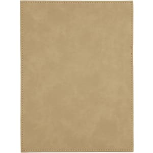 6″ x 8″ Light Brown Leatherette Plaque Plate