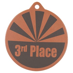 2″ Laserable Bronze Medal