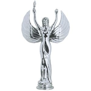 5 3/4″ Silver Metal Female Victory Figure