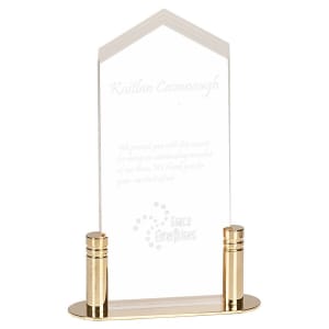 3″ x 6″ Clear Frosted Arrow Pop-In Acrylic (Base not included)