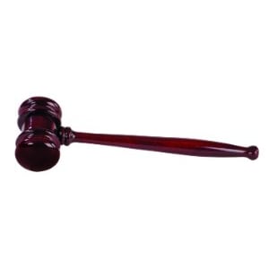 10″ Rosewood Piano Finish Gavel