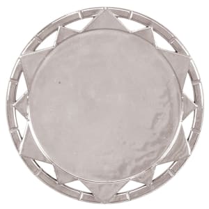 2 5/8″ Silver Plaque Mount with 2″ Insert Holder