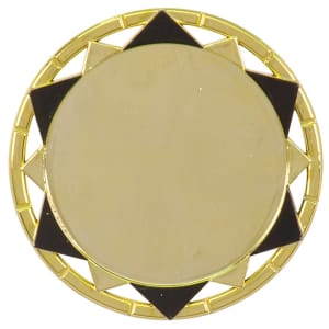 2 5/8″ Gold/Black Plaque Mount with 2″ Insert Holder
