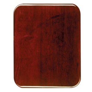 9″ x 12″ Rosewood Piano Finish Round Corner Plaque