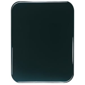 6″ x 8″ Black Piano Finish Round Corner Plaque
