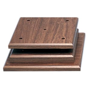 9″ x 9″ x 1 3/4″ Cherry Finish Economy 4-Post Set