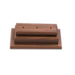 5″ x 11 1/2″ x 2 1/8″ Cherry Finish 2-Post Set