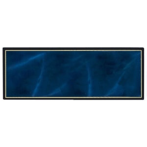 10″ x 2 1/2″ Blue Marble Recognition Pocket Perpetual Header Plate