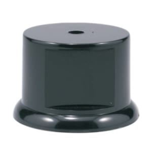 2 1/8″ Black Weighted Round Plastic Base
