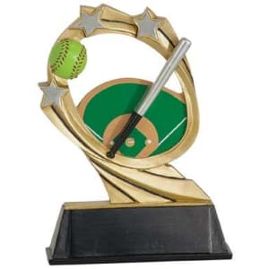 5 1/2″ Softball Cosmic Resin