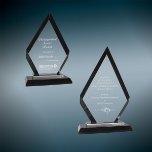 Diamond Black Regal Glass Sample Set