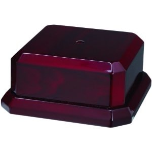 6″ x 2 1/2″ Rosewood Royal Piano Finish Cup Base