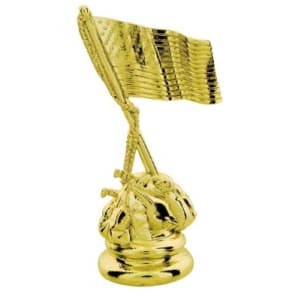 4″ USA Flag Figure