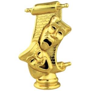 4 1/2″ Drama Mask Figure