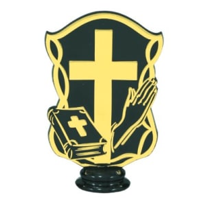 5″ Black/Gold Cross Figure
