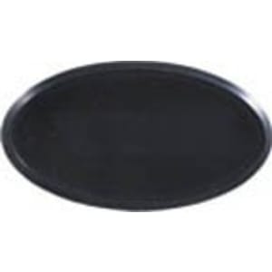 3″ x 1 1/2″ Black Oval Plastic Badge Frame
