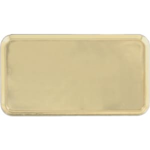 3″ x 1 1/2″ Gold Round Corner Plastic Badge Frame