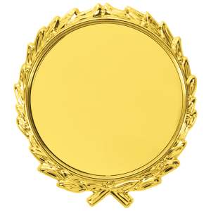 2 3/4″ Gold Plaque Mount with 2″ Insert Holder