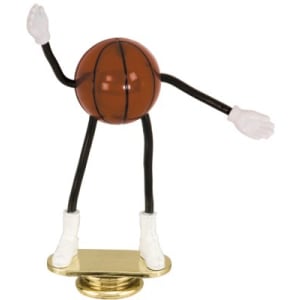 5″ Basketball Bendable Trophy Dude Figure