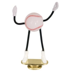 5″ Baseball Bendable Trophy Dude Figure