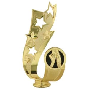 6″ Dance Offset Ribbon Figure