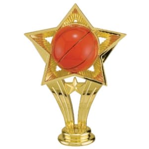 5″ Color Basketball Open Star Figure
